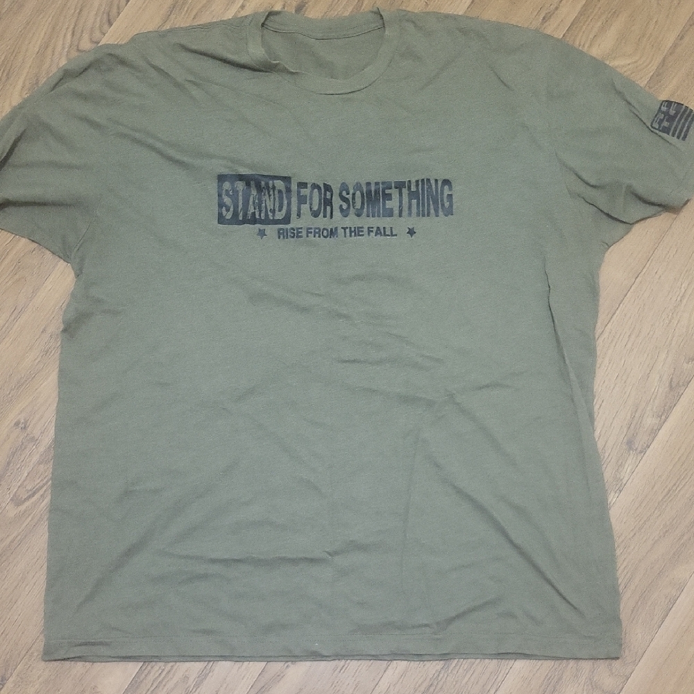 Olive Green Graphic T-Shirt